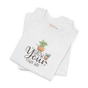Soft Cotton T-shirt - Grow your Own Way Eco-friendly Gift - Dipaliz - T-shirts - 2xl