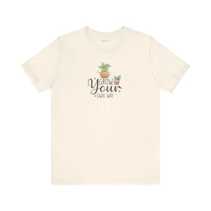 Soft Cotton T-shirt - Grow your Own Way Eco-friendly Gift - Dipaliz - T-shirts - 2xl
