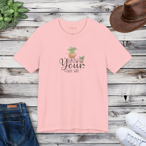 Soft Cotton T-shirt - Grow your Own Way Eco-friendly Gift - Dipaliz - T-shirts - 2xl