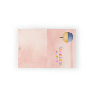Space Happy Birthday Greeting Cards - Matching White Envelopes - Dipaliz