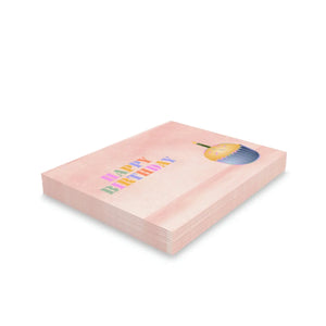 Space Happy Birthday Greeting Cards - Matching White Envelopes - Dipaliz