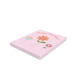 Vibrant Happy Birthday Greeting Cards - White Envelopes - Dipaliz