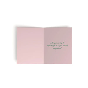 Chic Happy Birthday Greeting Cards - White Envelopes - Dipaliz