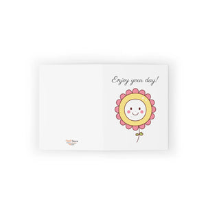 Vibrant Happy Birthday Greeting Cards with Matching White Envelopes - Dipaliz - & Note