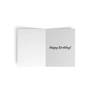 Vibrant Happy Birthday Greeting Cards with Matching White Envelopes - Dipaliz - & Note
