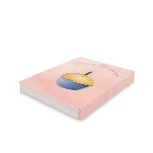 Happy Birthday Greeting Cards with Matching White Envelopes - Dipaliz - & Note