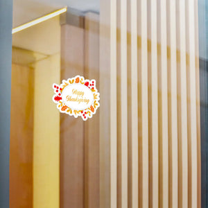 Thanksgiving Kiss Cut Vinyl Decals - Water Resistant - Dipaliz - Paper Products