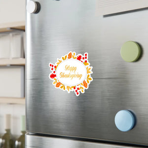 Thanksgiving Kiss Cut Vinyl Decals - Water Resistant - Dipaliz - Paper Products