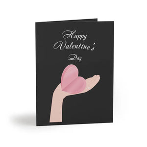 Unique Happy Valentine’s Day Greeting Cards (8 16 and 24 Pcs) - 8 Pcs / Matte / 4.25” x 5.5” - & Note Cards