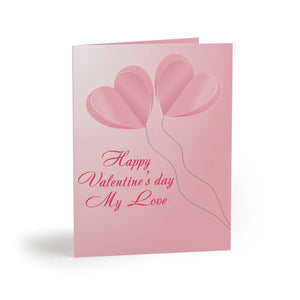 Vibrant Pink Hearts Greeting Cards - Happy Valentine’s Day - Dipaliz