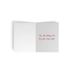 Vibrant Greeting Cards - Hearts and Kisses Valentine - Dipaliz - & Note