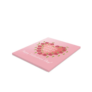 Happy Valentine’s Day Greeting Cards - Roses and Heart Design - Dipaliz - Paper Products