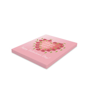 Happy Valentine’s Day Greeting Cards - Roses and Heart Design - Dipaliz - Paper Products