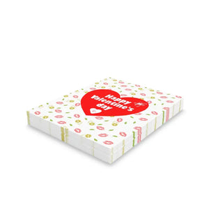 Happy Valentine’s Day Greeting Cards Hearts and Kisses - Dipaliz - & Note