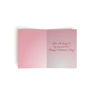 Valentines Day Greeting Cards with Roses and Heart Charm - Dipaliz - & Note