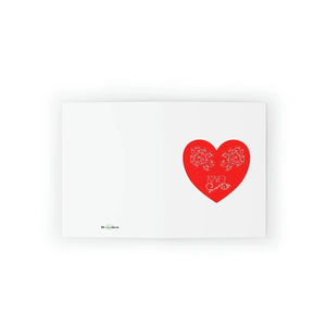 Greeting Cards - Happy Valentine’s Red Heart Design - Dipaliz - Paper Products