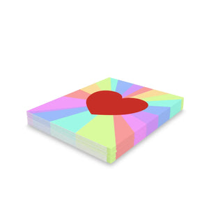 Bold Greeting Cards - Happy Valentine’s Envelopes - Dipaliz - & Note