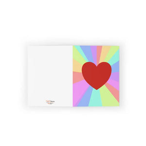 Happy Valentine’s Greeting Cards with Matching White Envelopes - Dipaliz - & Note