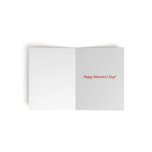 Happy Valentine’s Greeting Cards with Matching White Envelopes - Dipaliz - & Note