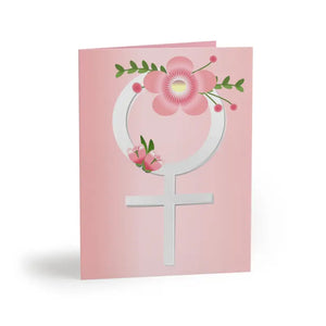 Paper Products - Women’s Day Greeting Cards with Messages by Dipaliz 16 Pcs / Matte / 4.25” x 5.5”