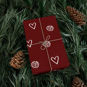 Home Decor - Gift Wrap Papers Hearts Flowers Satin Matte Dipaliz