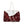 Maroon Weekender Bag - Hearts and Flowers Polyester - Dipaliz - Tote Bags