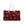 Maroon Weekender Bag - Hearts and Flowers Polyester - Dipaliz - Tote Bags