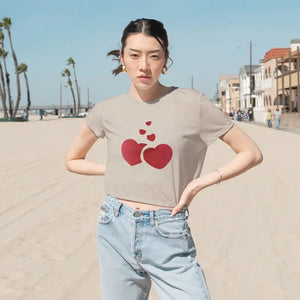 Flowy Cropped Tee - Effortless Style Comfort - Dipaliz - T-shirts