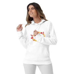 Hello Autumn Hoodie – Organic Unisex Eco Raglan - Dipaliz - Hoodies - s