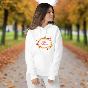 Hello Autumn Hoodie – Organic Unisex Eco Raglan - Dipaliz - Hoodies - s