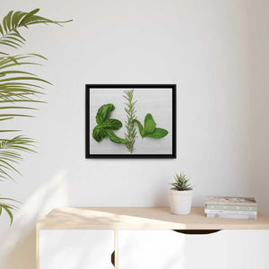Bold Rosemary Matte Canvas - Black - Dipaliz - Posters Prints & Visual Artwork