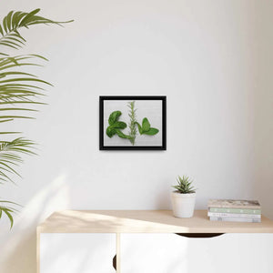 Bold Rosemary Matte Canvas - Black - Dipaliz - Posters Prints & Visual Artwork