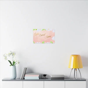 Home Sweet Matte Canvas Stretched 0.75’’ - Posters Prints & Visual Artwork