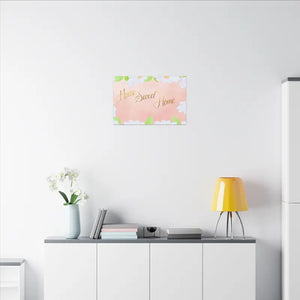 Home Sweet Matte Canvas Stretched 0.75’’ - Posters Prints & Visual Artwork