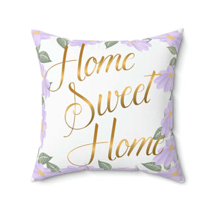 Polyester Square Pillow - Chic Home Sweet Comfort - Dipaliz - Decor