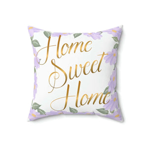 Polyester Square Pillow - Chic Home Sweet Comfort - Dipaliz - Decor