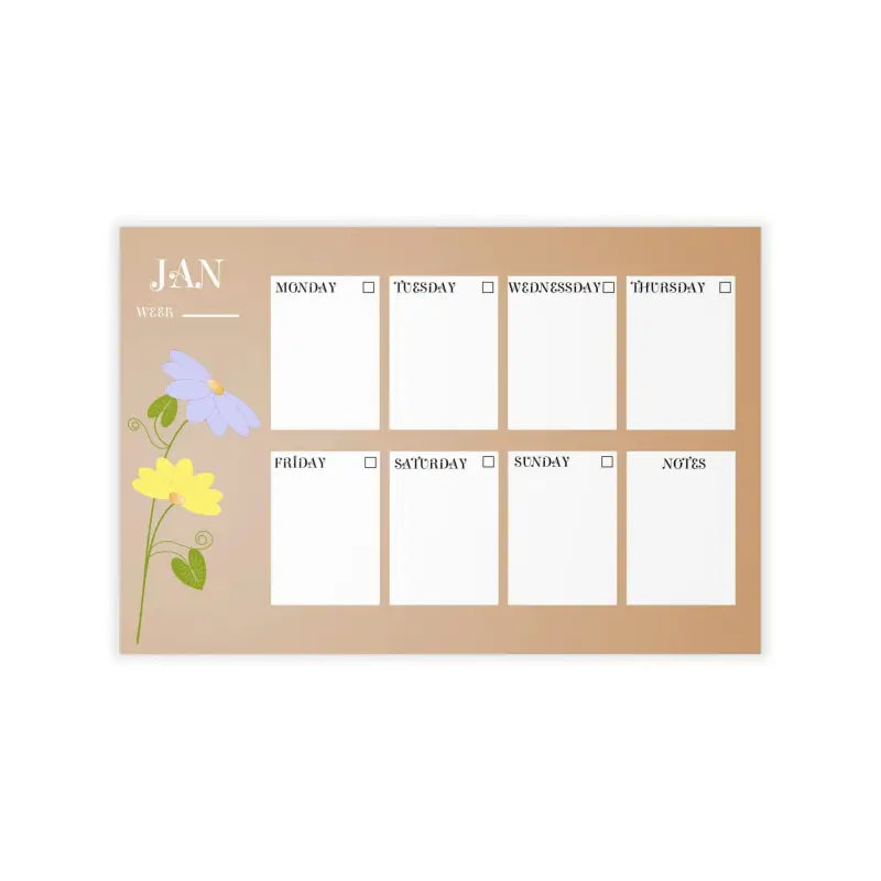 Jazz Up your Space: Durable January Planner Wall Decals - Decal