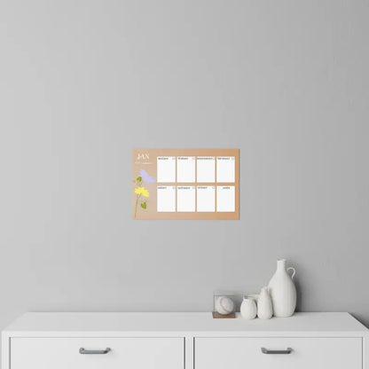 Jazz Up your Space: Durable January Planner Wall Decals - Decal