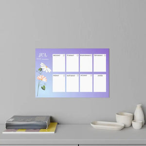 Wall Decals - Durable Polyester July Planner Style - Dipaliz - Home Decor