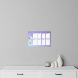 Wall Decals - Durable Polyester July Planner Style - Dipaliz - Home Decor