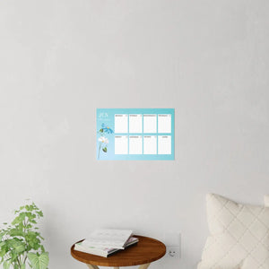 Vibrant Wall Decals June Planner Durable Polyester Dipaliz - Home Decor