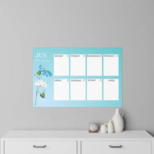 Wall Decals - Durable Polyester June Planner Design - Dipaliz - Home Decor