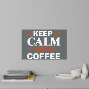 Removable Coffee Wall Decals - Polyester Fabric - Dipaliz - Home Decor