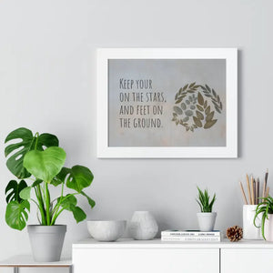 Framed Horizontal Poster - Stars Design Archive Quality - Dipaliz - Posters Prints & Visual Artwork