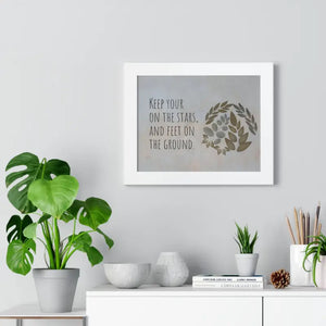 Framed Horizontal Poster - Stars Design Archive Quality - Dipaliz - Posters Prints & Visual Artwork