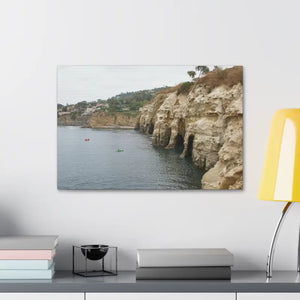 La Jolla Coves Beach Semi Glossy Finish Canvas Stretched 1.5’’ - Posters Prints & Visual Artwork