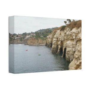 La Jolla Coves Beach Semi Glossy Finish Canvas Stretched 1.5’’ - Posters Prints & Visual Artwork