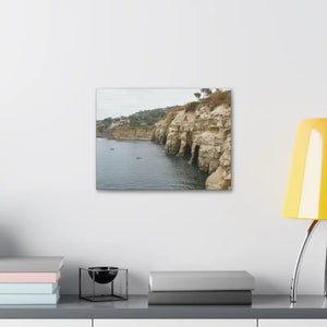 La Jolla Coves Beach Semi Glossy Finish Canvas Stretched 1.5’’ - Posters Prints & Visual Artwork