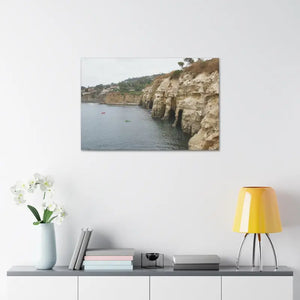 La Jolla Coves Beach Semi Glossy Finish Canvas Stretched 1.5’’ - Posters Prints & Visual Artwork
