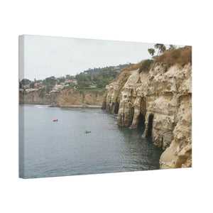 La Jolla Coves Beach Semi Glossy Finish Canvas Stretched 1.5’’ - Posters Prints & Visual Artwork